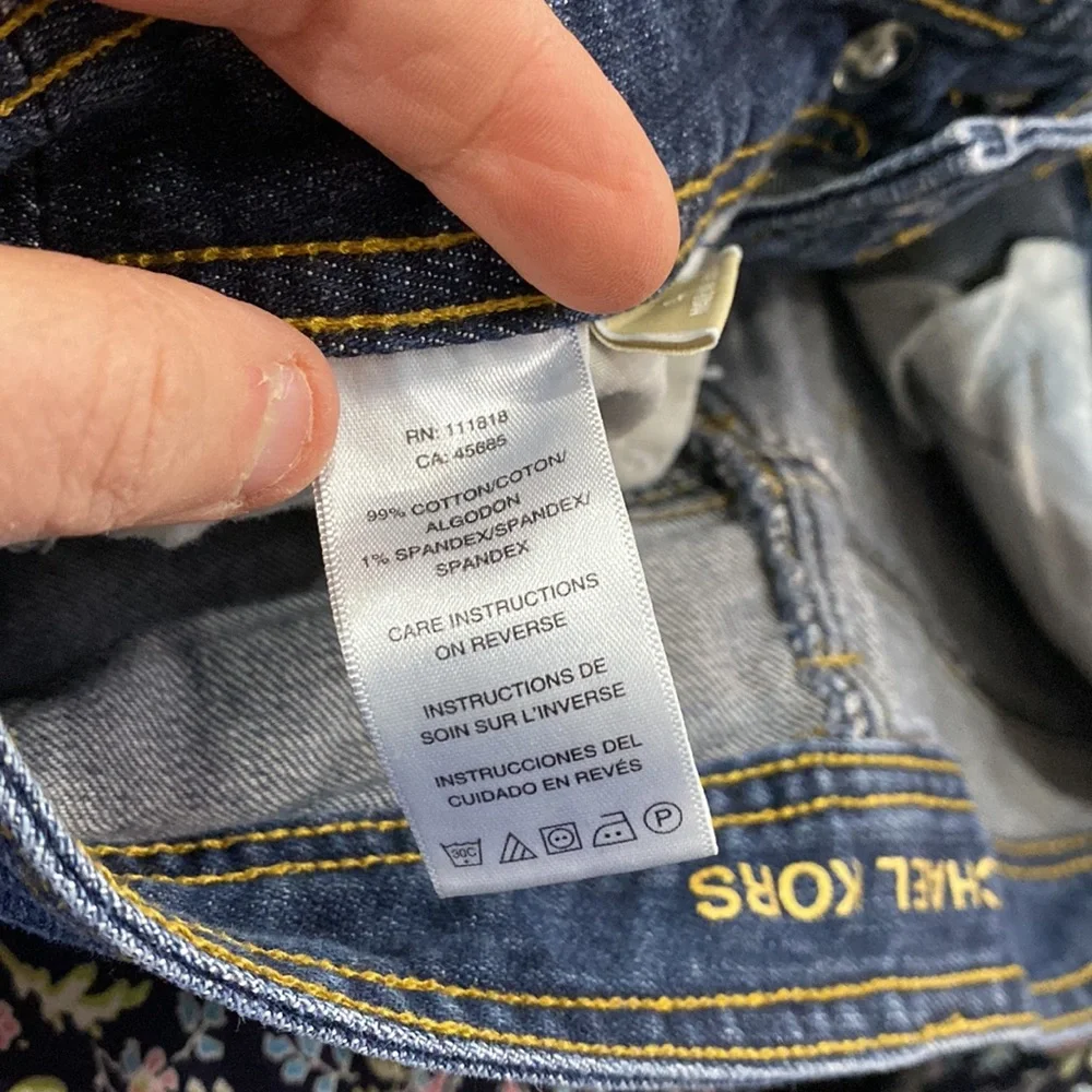 💕 Michael Kors cropped jeans sz 4 x 19.5 nice 💕